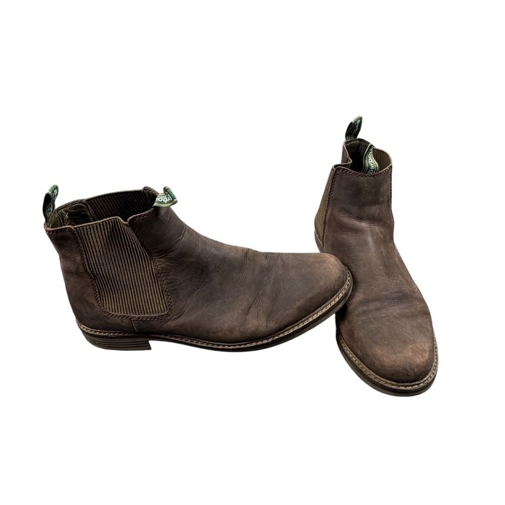 Barbour Farsley Brown Chelsea Boots Mens Size UK11 US12